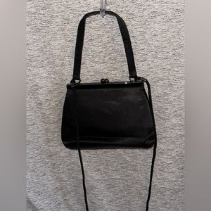 Black evening clutch